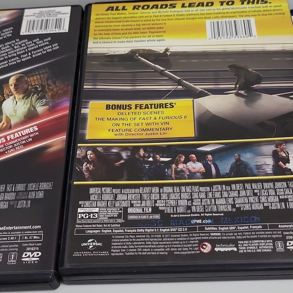 Fast & Furious DVD Collection - Multi-Color - Picture 8 of 12